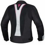 Rebelhorn Dam Textile MC jacket Hiflow IV Black /Silver /Pink