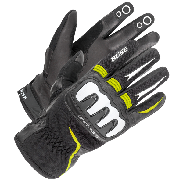 Büse MC-Gloves Open Road Sport Black /Flu