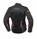 GMS Women Textile Mc Jacket Tara Mesh Black /Pink