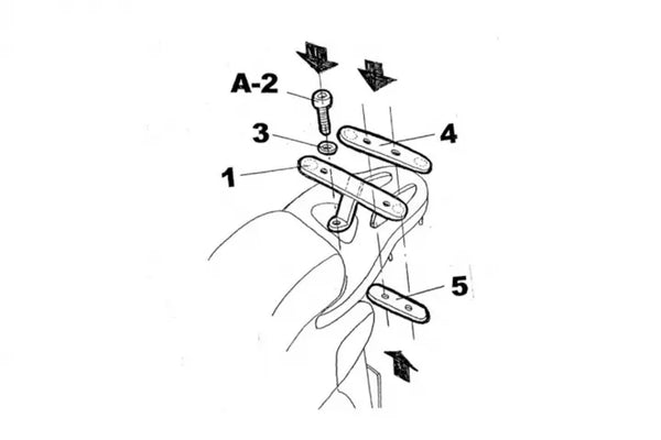 Dopasowanie górnego pudełka Shad - Honda H0A10t
