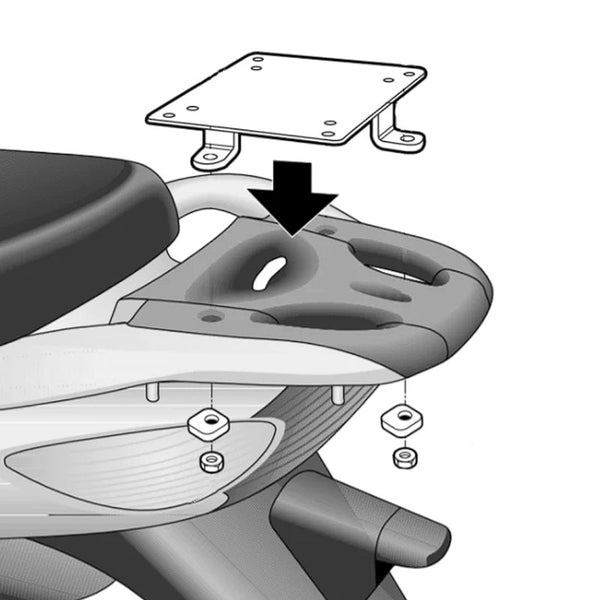 Dopasowanie górnego pudełka Shad - Honda H0Sh11st