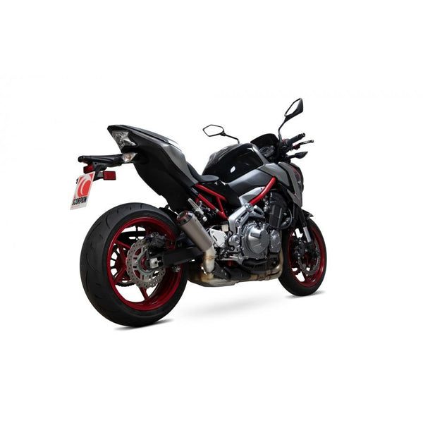 Kawasaki Z900 2017-2019 Red Power Slip-On Titanium Rleeve