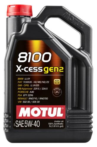 Motul 8100 X-in-gen2 5W-40 5L (4 szt./Karton)