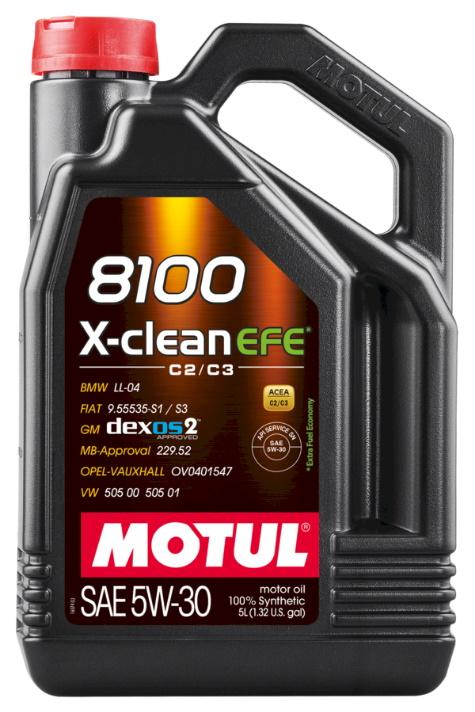 Motul 8100 X-Clean EFE 5W30 5L (4 szt./Karton)