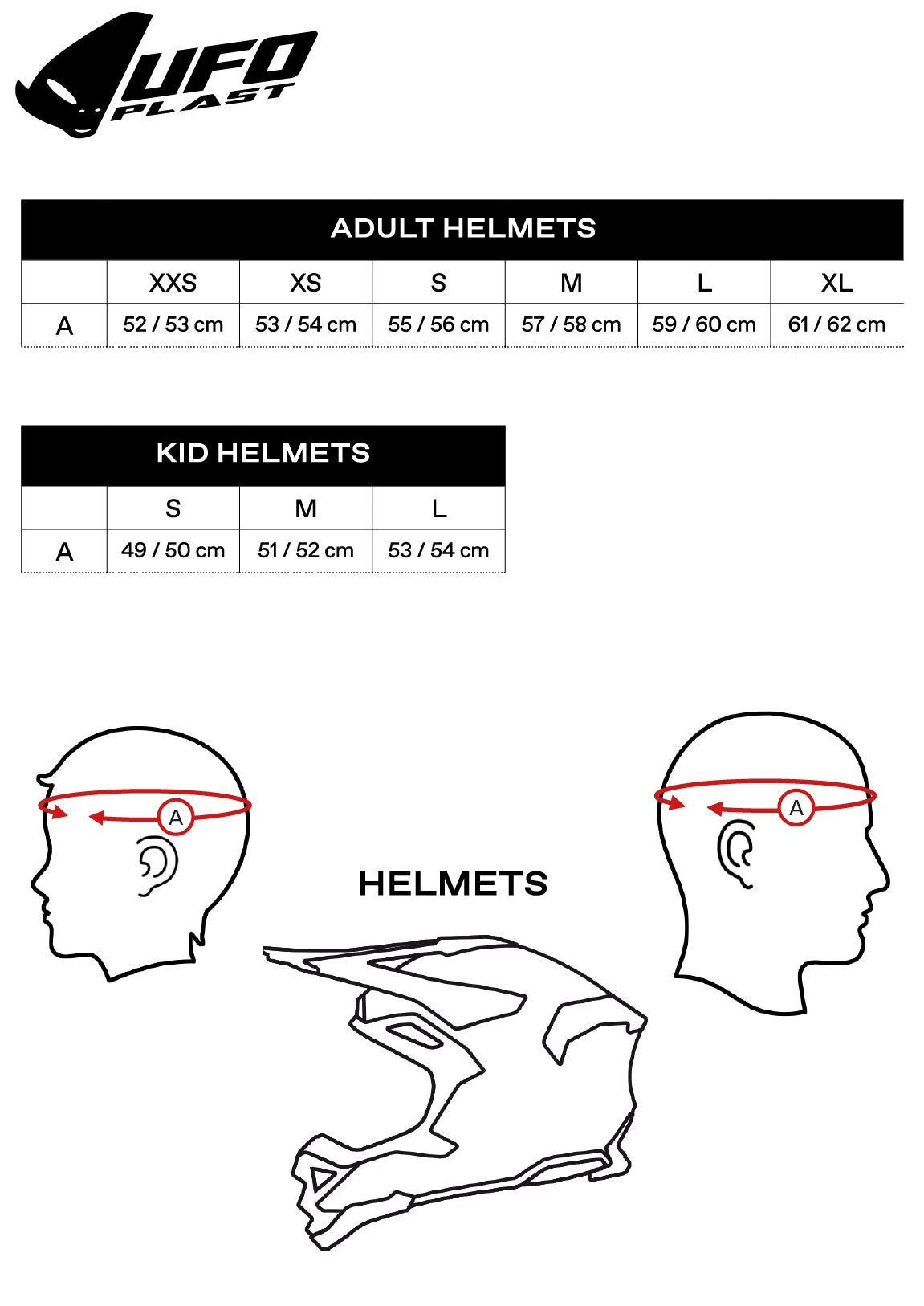 Hełm UFO Cross MC Intrepid Red /White