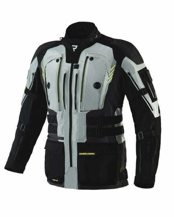 Rebelhorn Textile MC Patrol Gray /Black /Flu