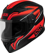 iXS Dziecięcy Kask Integralny Mc-Hjälm 136 2.0 Czarny /Czerwony 