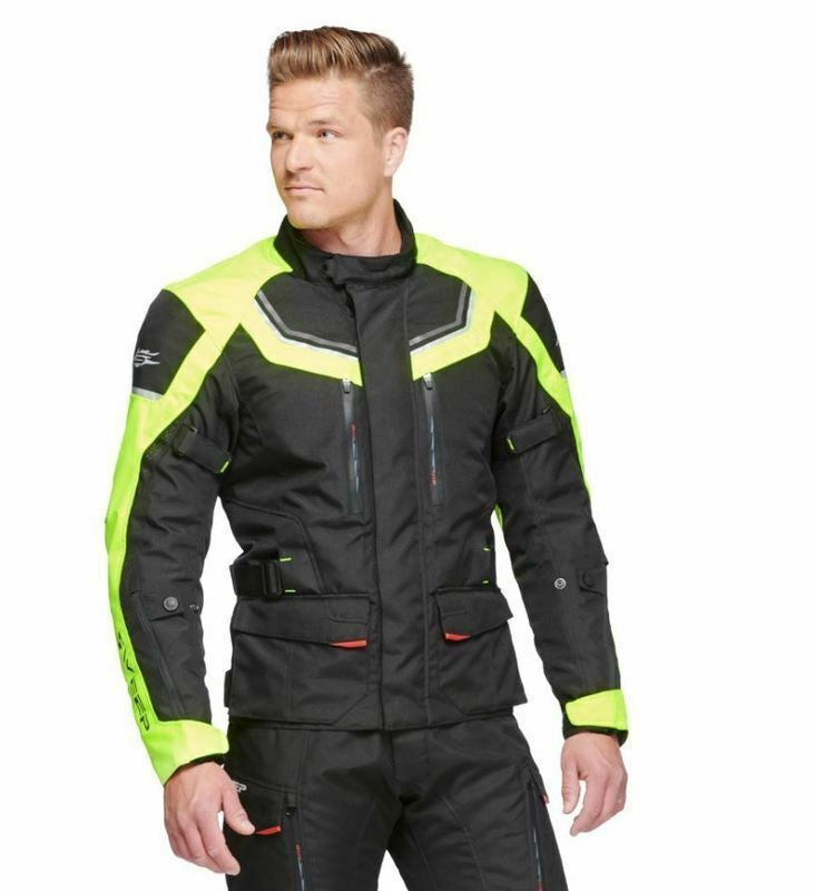 Sweep Tekstile MC Jacket Challenger Evo 2 WP Black /Flu