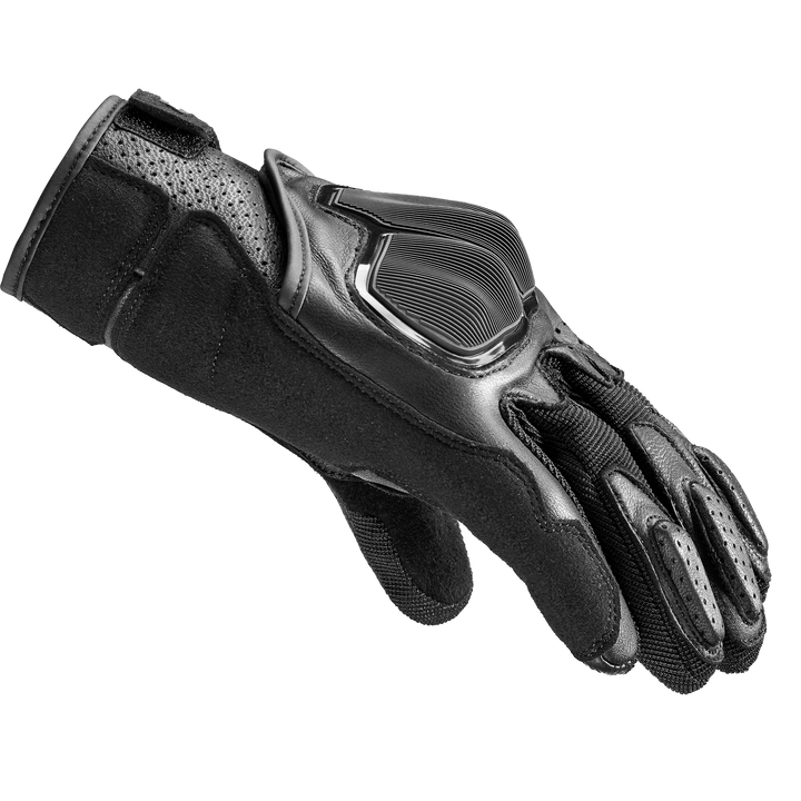 Spidi Mc-Handskar NKD Svart med robusta skyddszoner och flexibel passform, idealiska för säker och bekväm motorcykelkörning.