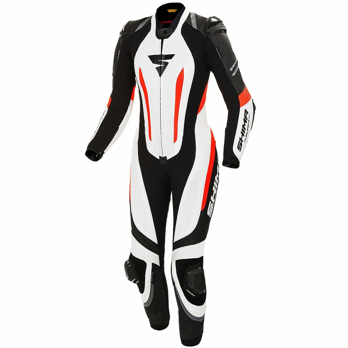 Shima Dam Mc-Skin Suit 1-piece Miura Black / White / Red Flu 