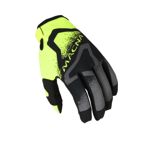 Rękawice MX MACNA, Backyard-1 Black/Grey/Fluo Ylow