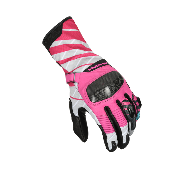 Rękawiczki motocyklowe Macna, Krown Women Pink/Grey/Black