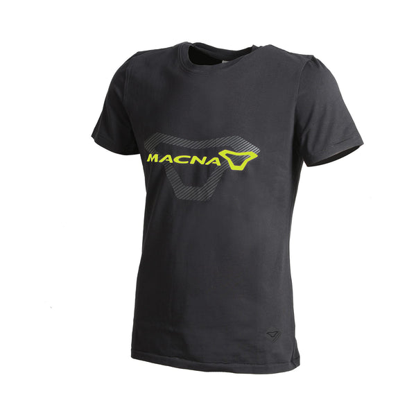 T-shirt Macna, logo czarne