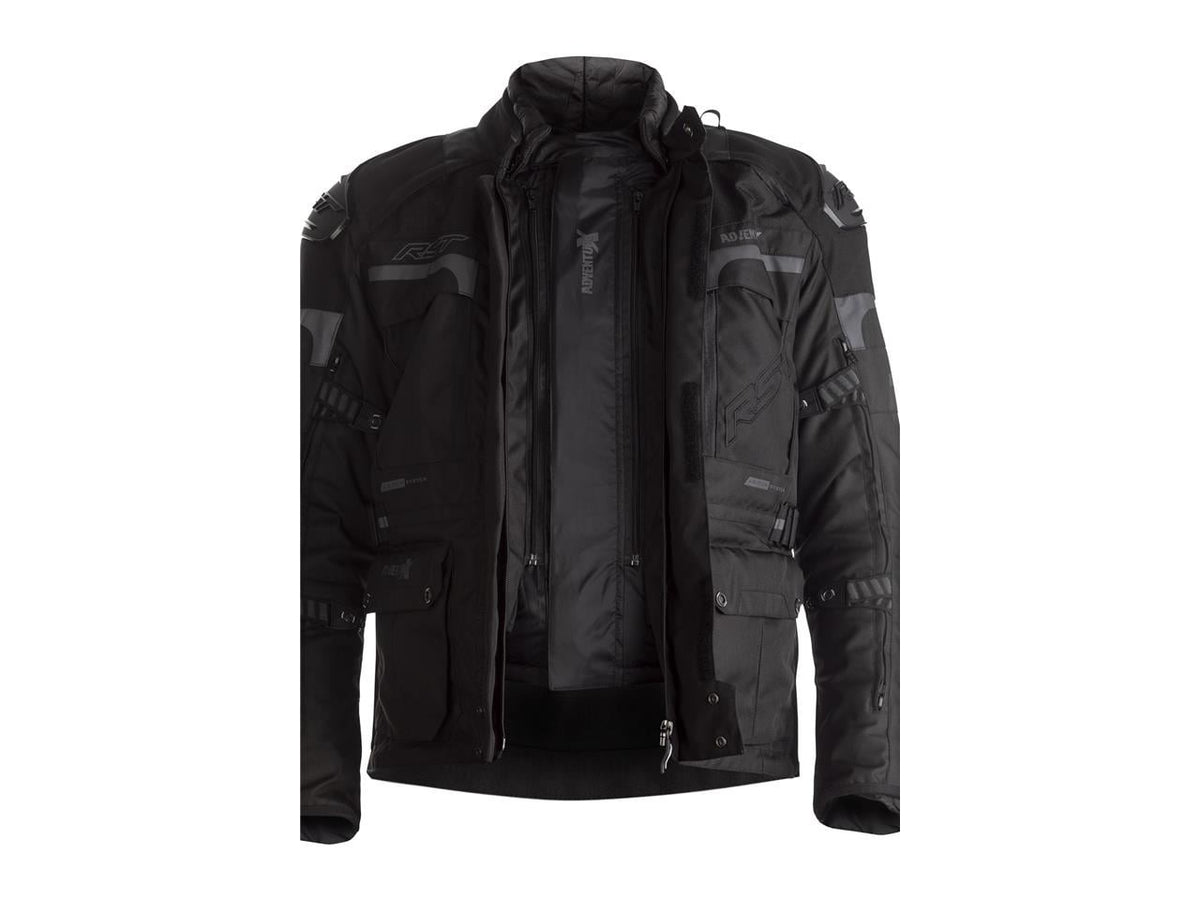 Rst textile mc-jacket adventure-x black