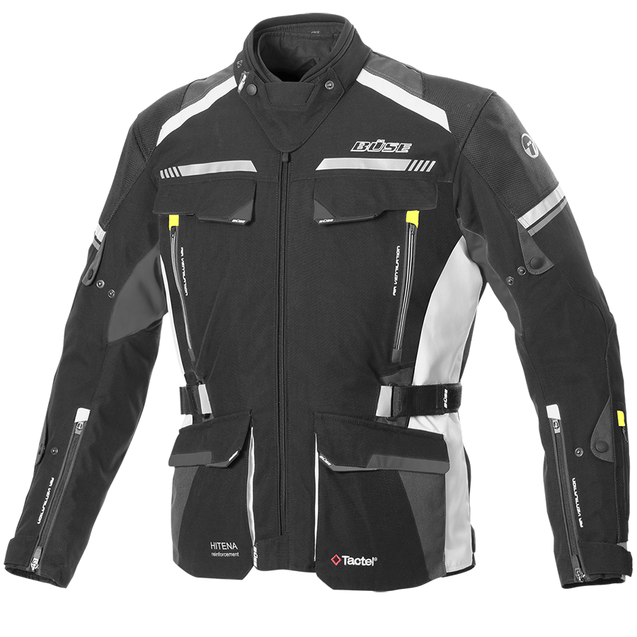 Büse Textile MC Jacket Highland II Black /Grey