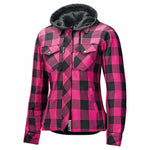 Holding Lady Kevlar MC Shirt Lumberjack II Black /Pink