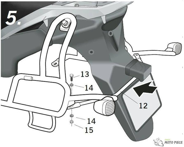 Shad 3p System Bracket (Side)-Suzuki DL 650 V-Strom (S0VS64SF)