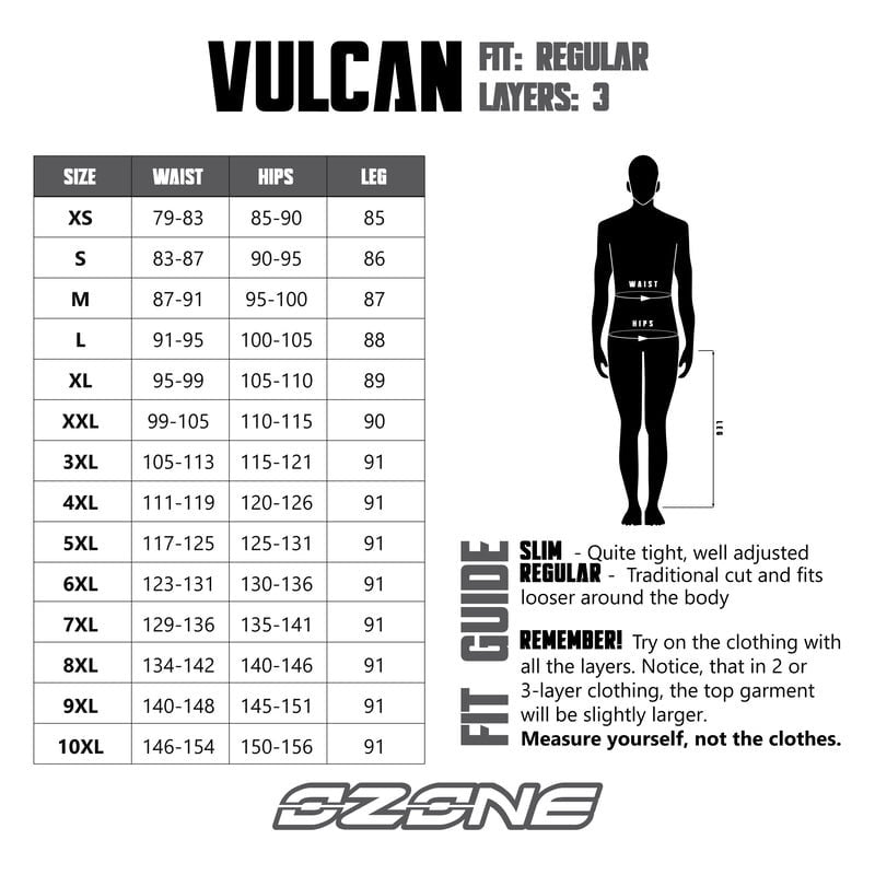 Ozone tekstylne mc-spants vulcan czarny