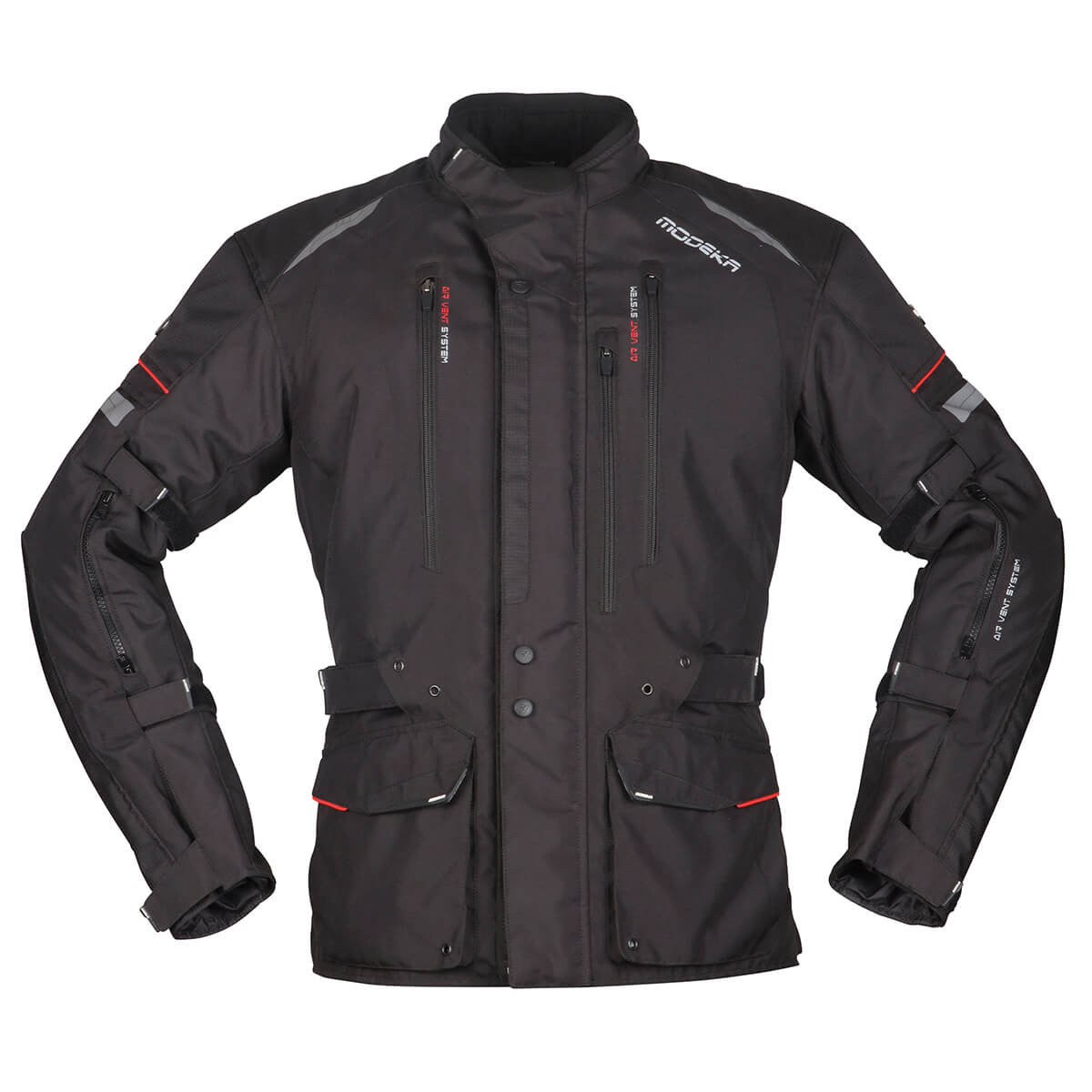 Kurtka motocyklowa Modeka Textil Mc-Jacka Striker II Czarna 