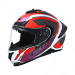 SMK Integral MC Helmet Typhoon Rd1 White /Red