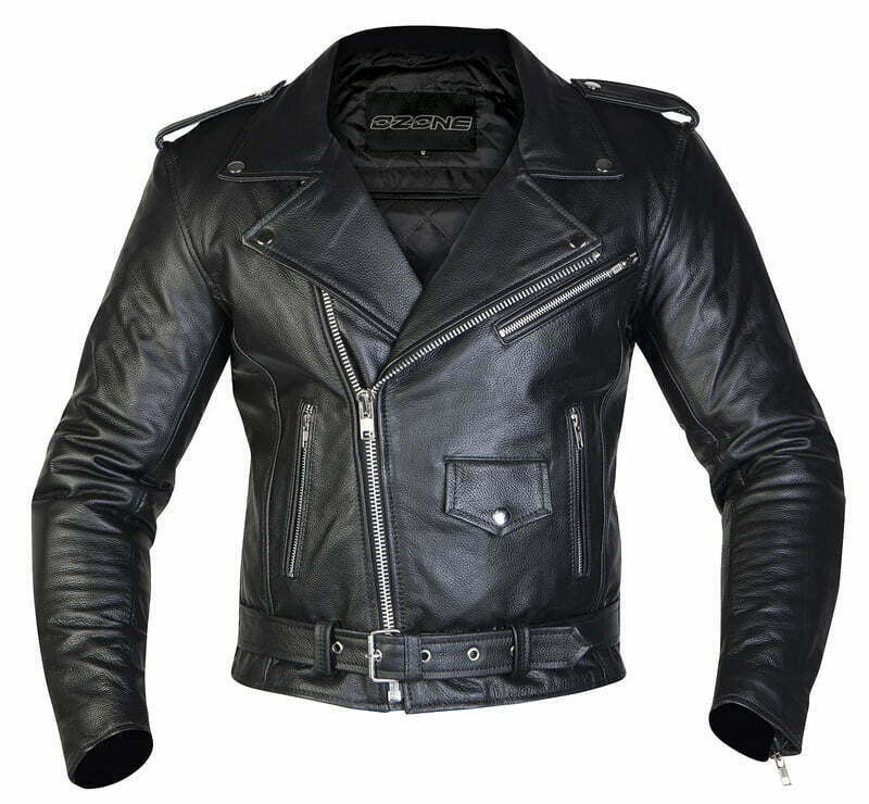 Ozone Mc-Leather Kurtka Ramones Black