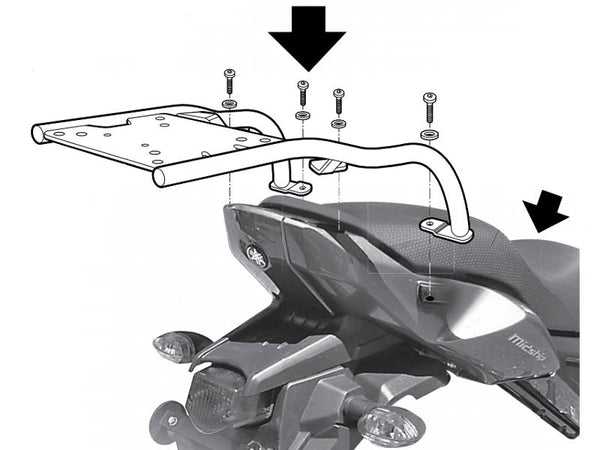 Shad top box fitting - yamaha y0fz13st