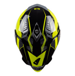 UFO Adventure MC Helmet Baran Black /Flu