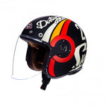 SMK JET MC HELMET RETRO RED RED