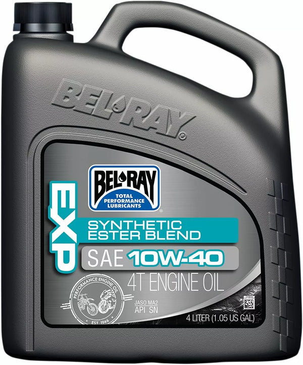 Bel-ray Oil Oil Exp Blend 4T 10W-40 4L 99120 B4LW