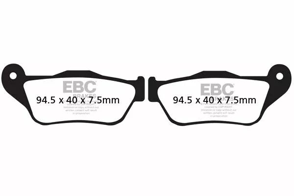 EBC BRAKE PAD CARBON SCOOTER SFAC430