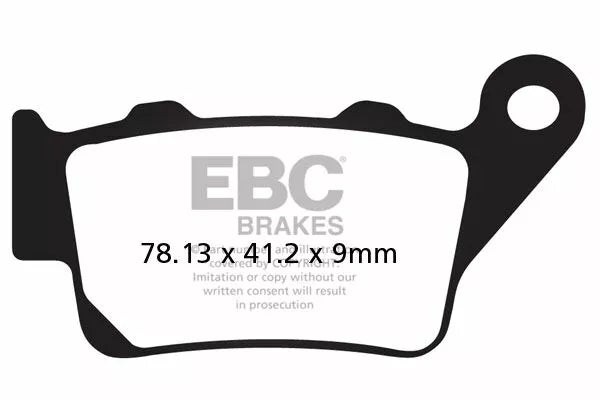 EBC BRAKE PAD SFA ORG SCOOTER SFA213