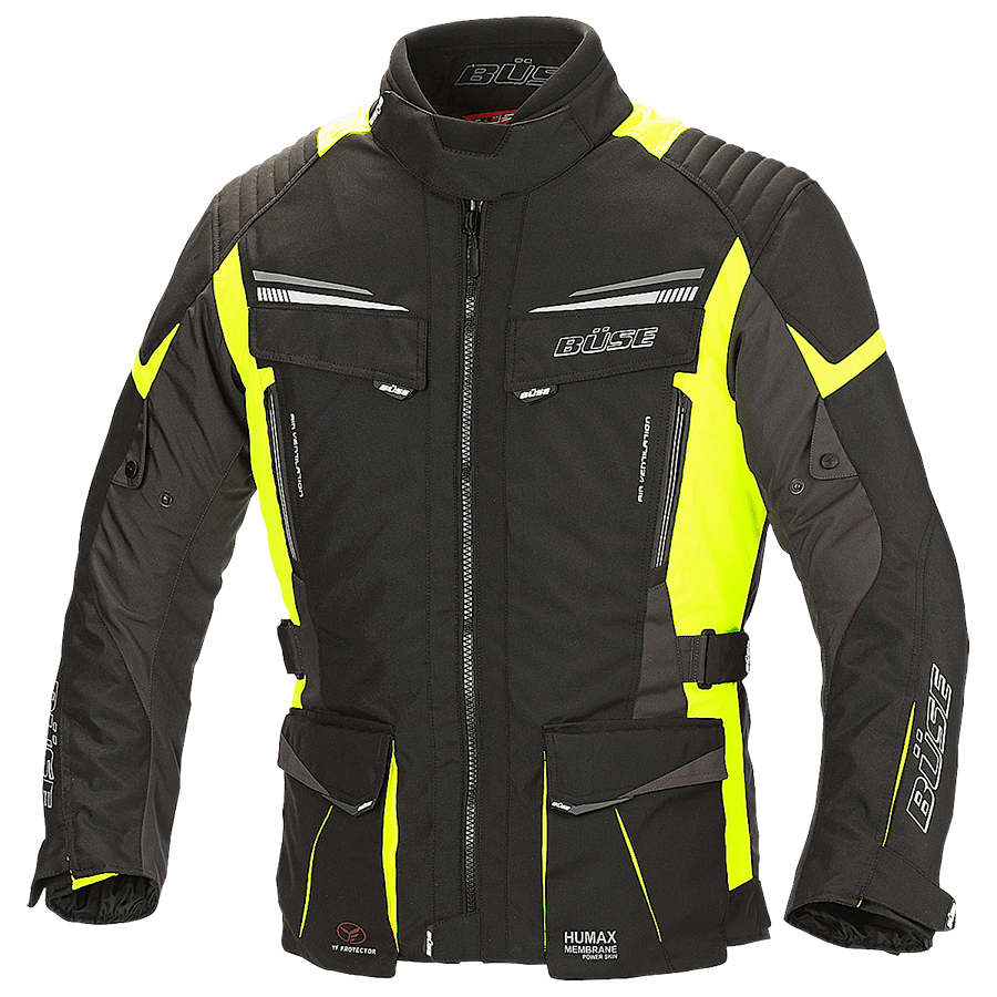 Büse Textile Mc Jacket Lago Pro Pro Black /Flu