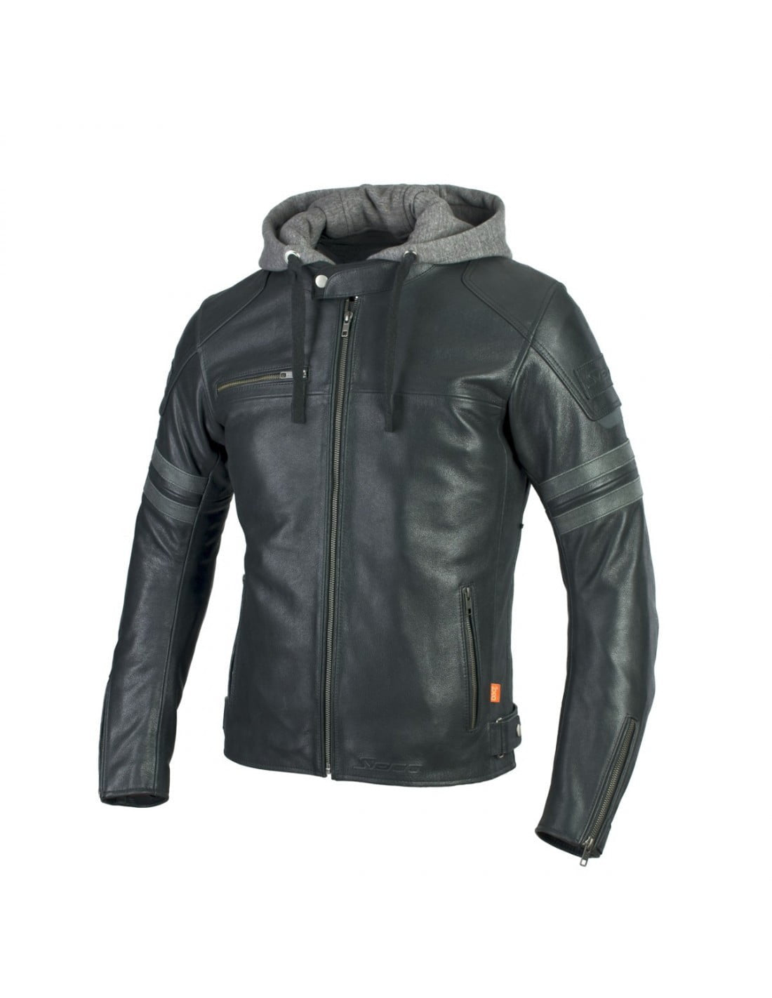 Seca skórzana MC-Jacket Horn II Black