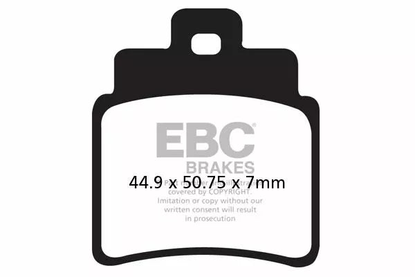 EBC BRAKE PAD CARBON TT DIRT FA355/4TT