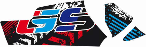 Zestaw naklejki UNIRACJA BMW R1200GS/GSA K4603