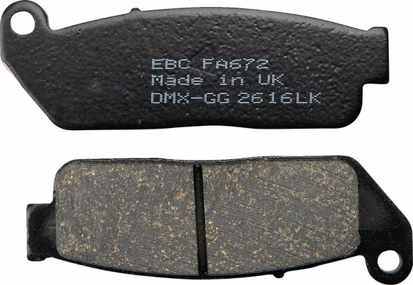 EBC Brake Pad FA wygląda na organiczne FA672