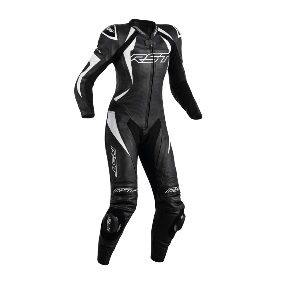 RST Women's Mc-Skin Suit 1-piece Tractech Evo 4 Black / White 