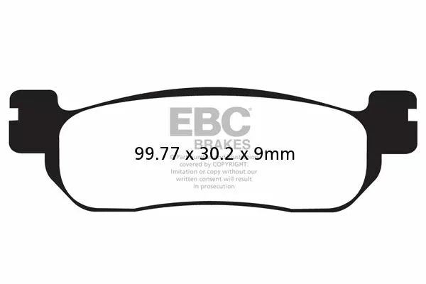 EBC BRAKE PAD CARBON SCOOTER SFAC275