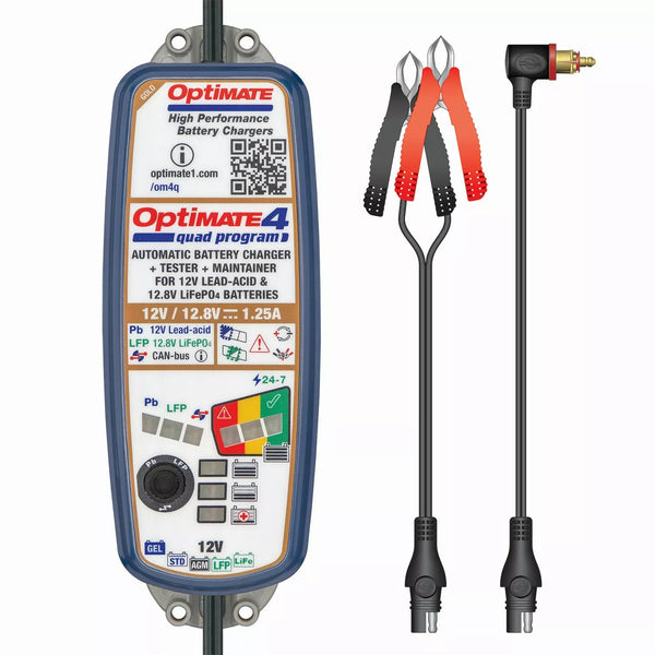 Tecmate Charger Optime 4 Q Pre TM630-PR
