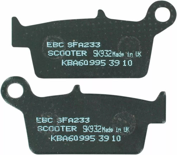 EBC BRAKE PAD SFA ORG SCOOTER SFA233