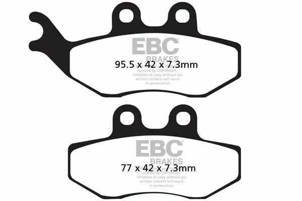 EBC Brake Pad Scooter SFAC194