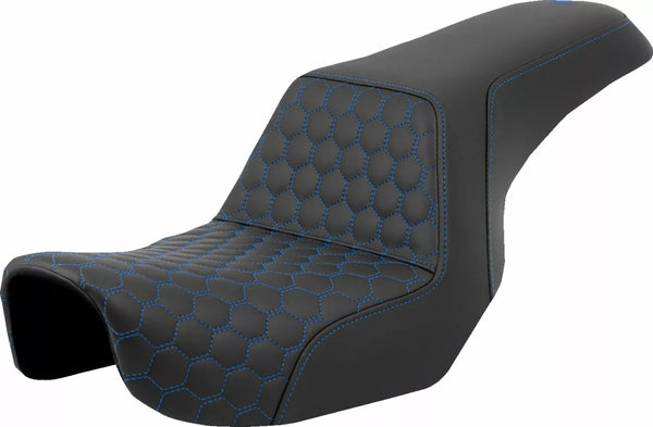 SADLEMEN SEAT STEP UP HC Blue Stitch 806-04-17701