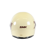 SMK JET MC HELMET RETRO SEVIES White /Red