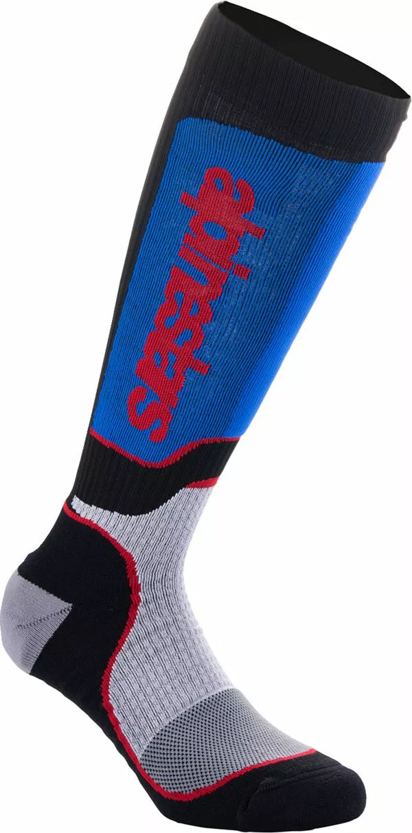Alpinestars (MX) Sock surface MX+ BLK/WHHT/BL 4742324-1226-ML