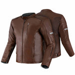 Hunter kurtki Shima Mc-Leather+ 2.0 Brown