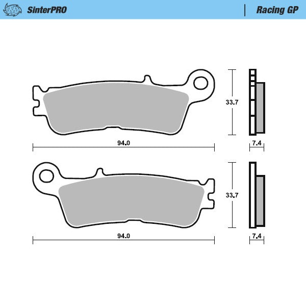 Moto-Master Brake Pad Nitro 099821