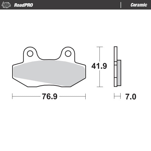 Moto-Master Hamue Pad Ceramic 411604