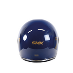 Kask SMK Jet Mc-Hjälm Retro Seven Niebieski 