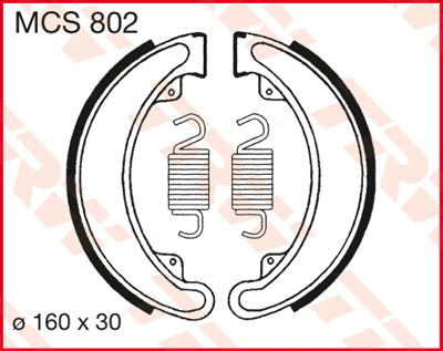 TRW Brake buty TRW MCS802 MCS802