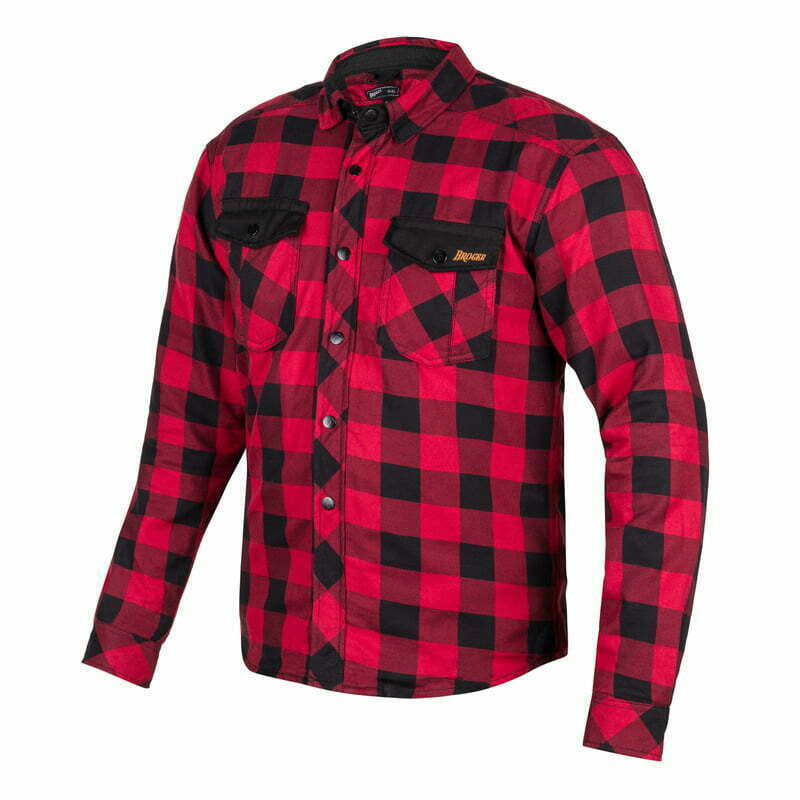 Broger Kevlar MC Shirt Alaska Red /Black